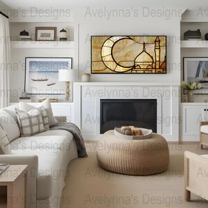 Ramadan Wall Art Set for Samsung Frame TV, Islamic Home Decor, Neutral Design Bundle, Eid Mubarak Art, Ramadan TV Frame Art image 7