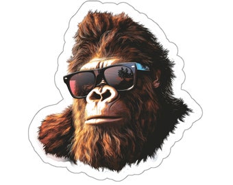 Bigfoot Sticker, "Squatch 'n Shades"