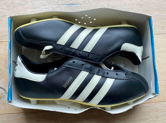 NEW VINTAGE 1980's Adidas Dynamo Klaus Fischer Football Shoes With