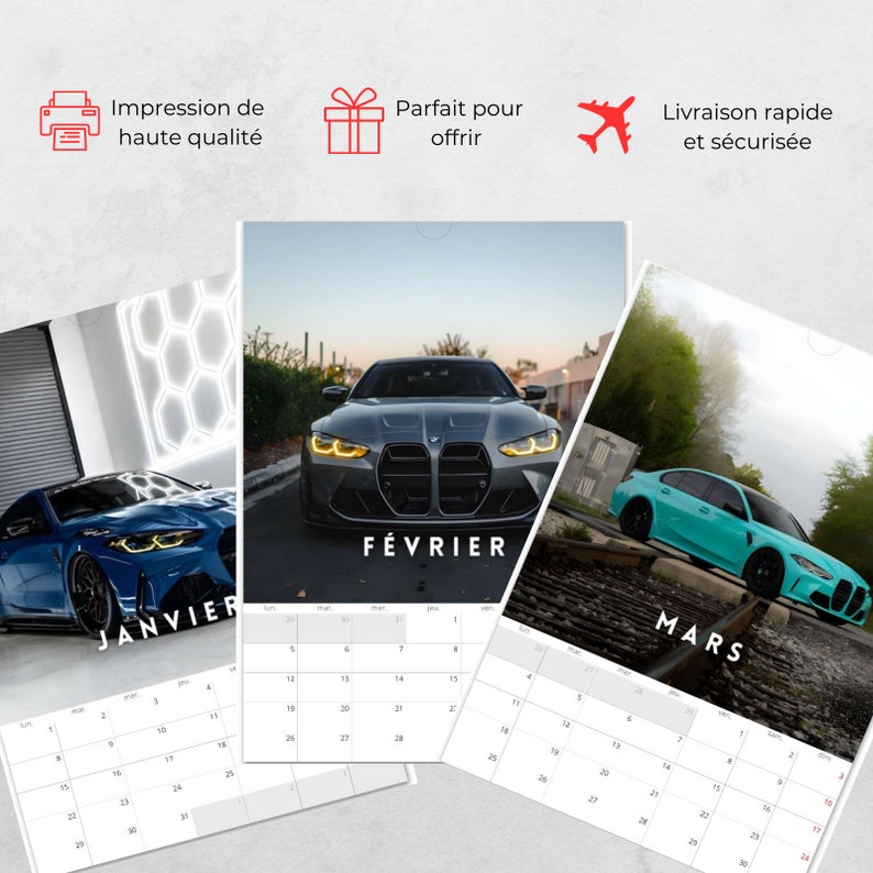 2024 Wall Calendar BMW M3 G80 Etsy