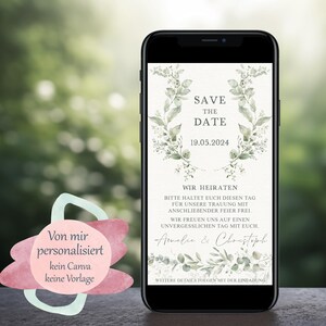 Digitale Save The Date-kaart | Uitnodiging | Bruiloft uitnodiging | 034 UUR