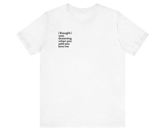 Frank Ocean T-Shirt mit bedrucktem Songtext
