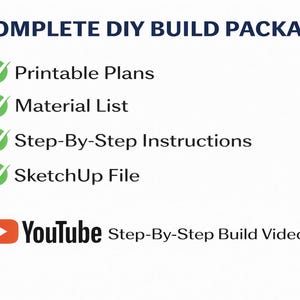 DIY Mobile Workbench Plans PDF, Rolling Workshop Bench with Drawers, Table Saw Outfeed & Miter Station, Garage Woodworking Plans Download image 2