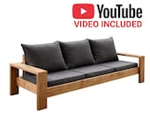 Outdoor Sofa DIY Plans - Easy Patio Furniture Building Guide - HomePro Hero Inspired Digital Download