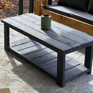 DIY Outdoor Coffee Table Plans - Easy Build Instructions for Patio Furniture