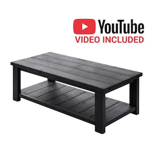 DIY Outdoor Coffee Table Plans - Easy Build Instructions for Patio Furniture