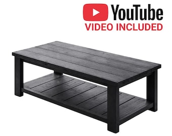 DIY Outdoor Coffee Table Plans - Easy Build Instructions for Patio Furniture