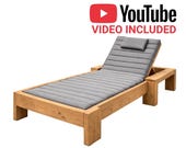 Lounger DIY Plans - Easy Build Outdoor Furniture Guide - HomePro Hero Design