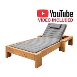 Lounger DIY Plans - Easy Build Outdoor Furniture Guide - HomePro Hero Design