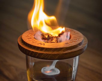 Handcrafted White Oak Cocktail Smoker, Whiskey Infuser, Old Fashioned Drink Tool