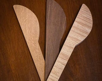 Hardwood Spreader Blanks, Maple Walnut White Oak, Woodworking Project, Kitchenware Supplies