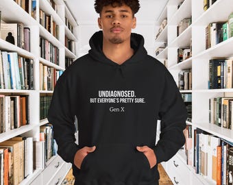 Felpa divertente della generazione X, felpa nostalgica sarcastica, unisex