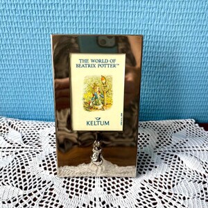 Keltum Beatrix Potter Ramka na zdjęcia Królika Piotrusia, posrebrzana, z 2000 r.