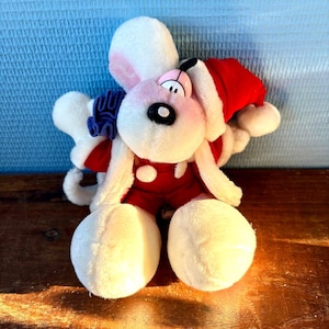 Vintage Diddl Kuscheltier Weihnachtsmann Maus Thomas Goletz