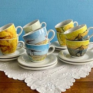 Tazza da tè Vincent Van Gogh : La notte stellata (Duo