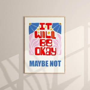 Parody Poster, witty Downloadable Prints, Comedic Digital Prints, Dark Humor Home Decor, Humorous Quote Art