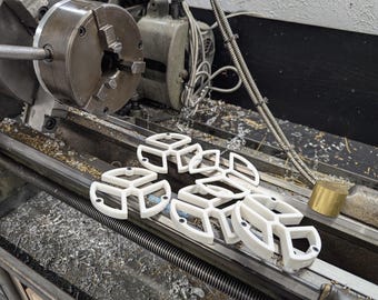 Conjunto de espaçadores magnéticos para torno StackStop 3 Jaw - Mini (5 peças, empilháveis, ferramenta para mecânico)