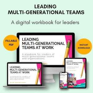 Workplace Leadership Workbook | Leading Multigenerational Teams