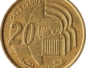 Maroc 20 Santimat / Centimes 1423-2002