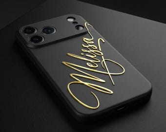 Personalized iphone case: Custom Signature phone case
