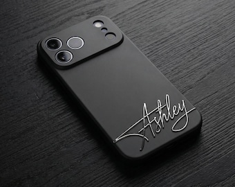 Signature name iphone case: Custom phone case