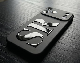 Custom Monogram iPhone Case: Personalized Logo phone cover