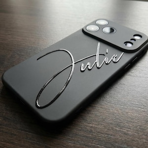 Personalized Cursive Name iPhone Case: Custom Sign phone cover