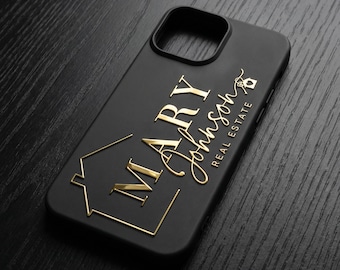 Custom Logo iPhone Case: Personalized Realtor Gift