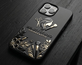 Custom Business Logo Phone Case • Realtor Gift • Hair Salon Branding • Corporate Merch