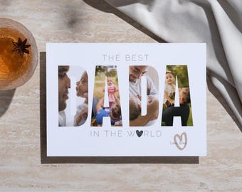 Personalized Photo DADA Card, Father's Day Gift