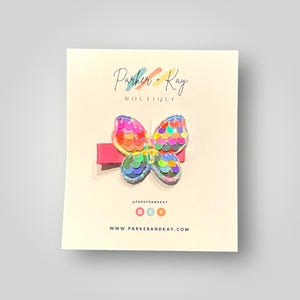 Sequin Butterfly Hair Clip