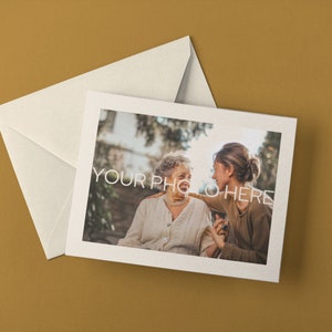 Tarjeta de felicitación con foto personalizada