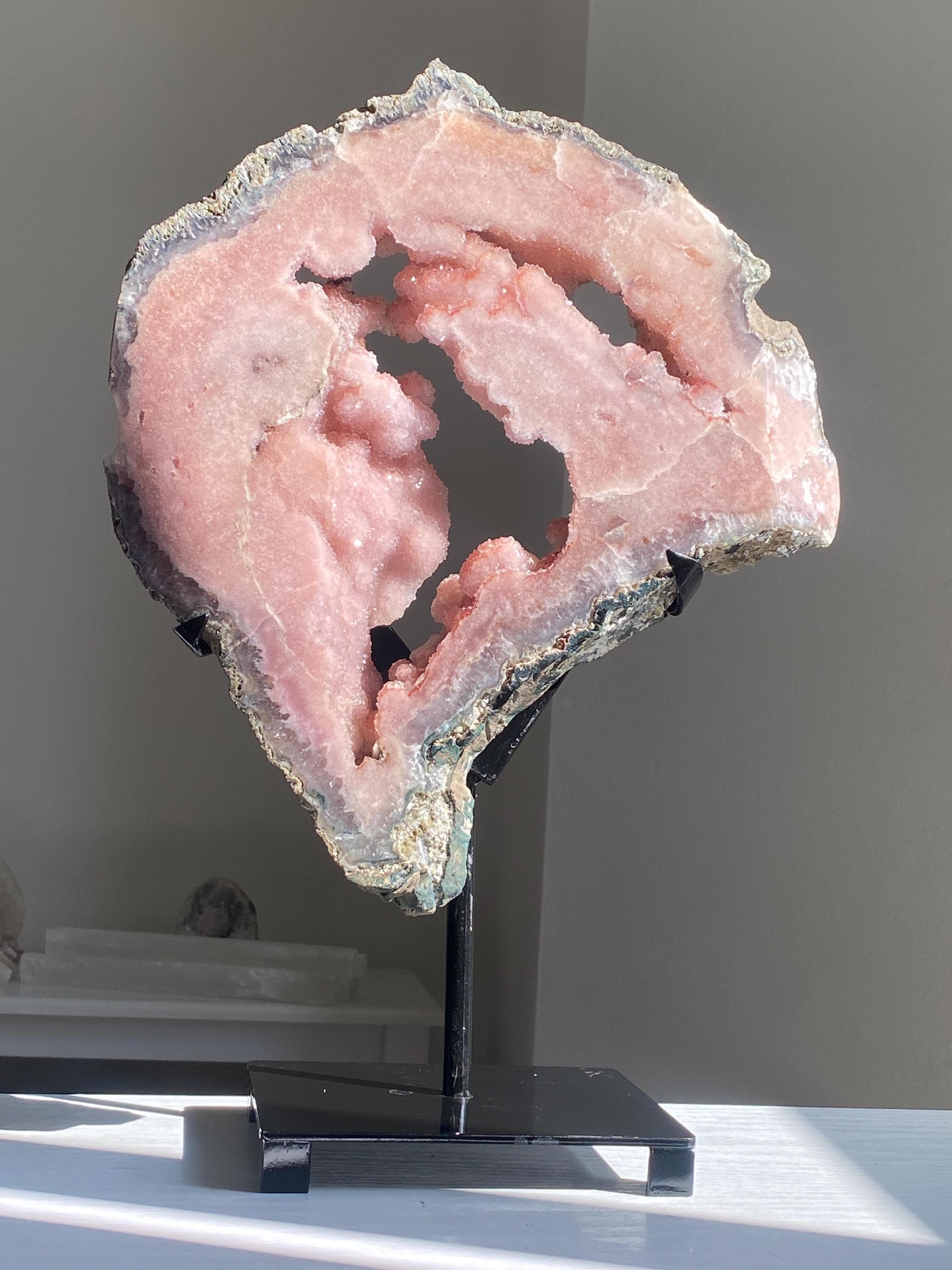 高品質ピンクアメジスト（スタンド付き） - Etsy 日本