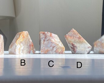 Mexican Crazy Lace Agate Crystal Freeforms