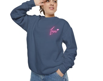 Love Print Unisex Sweatshirt