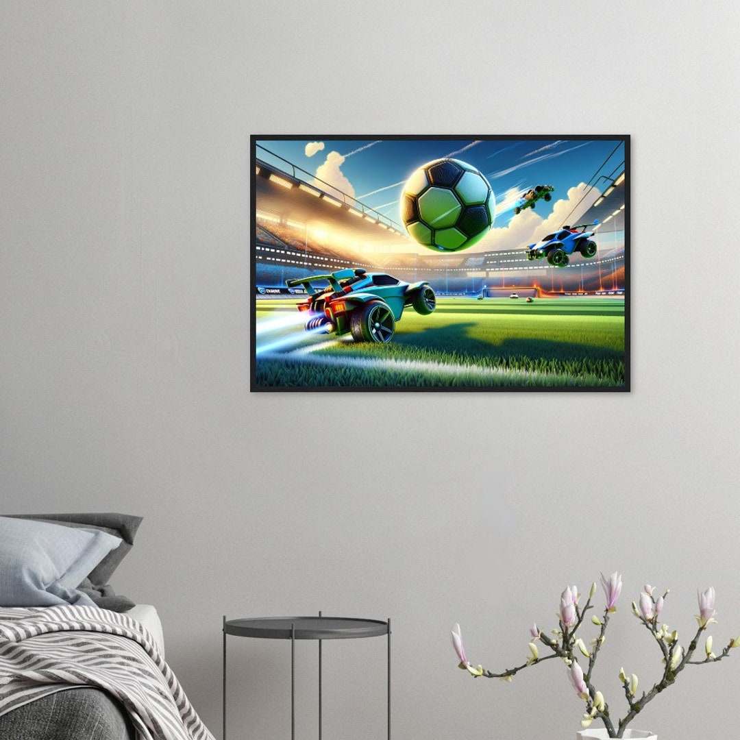 Octane Rocket League Wall Art Gaming a Visual Experience