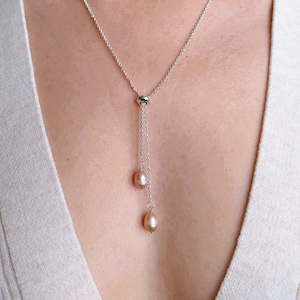 ■ENGBROX■ silver925 rosy pearl necklace EBNL24044SV lani pearl necklace - ENGBROX | 60% - Asian Fashion Online Store