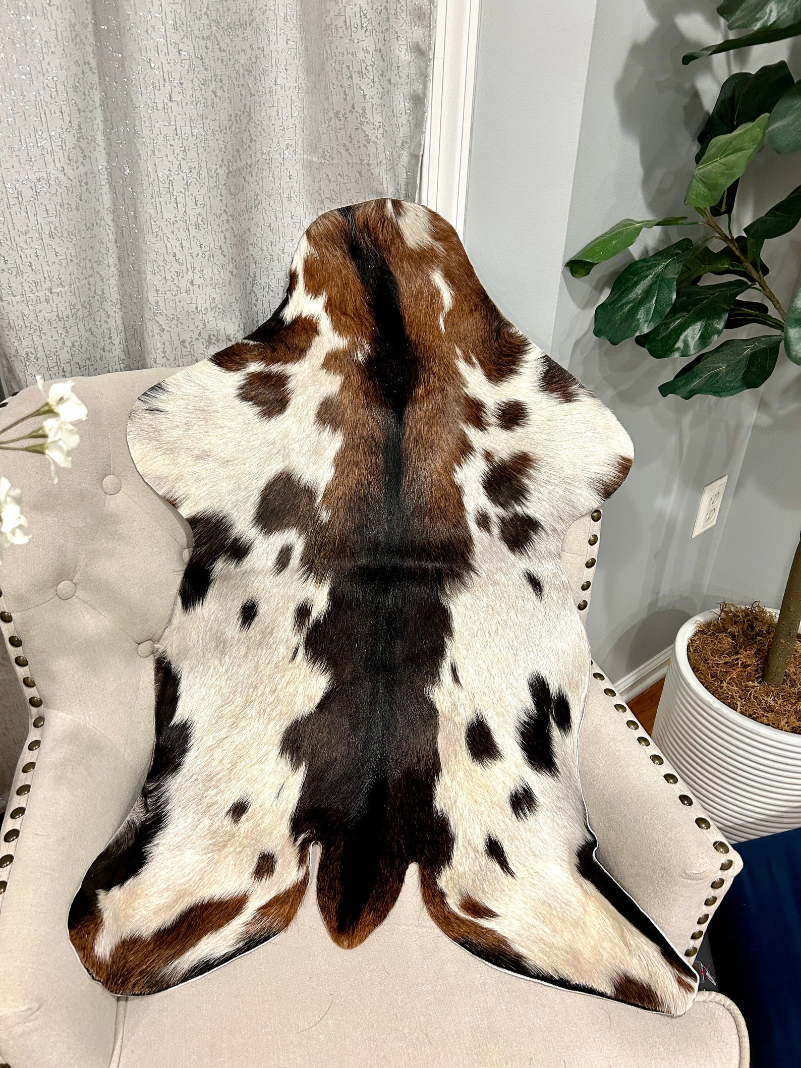 Genuine Hair on Goathide Rug, Goat Hide Rug - Etsy