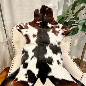 Genuine Hair On Goathide Rug, Goat Hide Rug