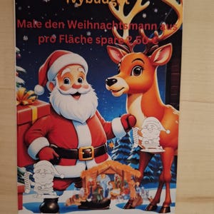 Adventskalender mit Baby Tieren Spar-Challenge für Binder, Lose, Wuerfel, Sudoku, Puzzel, Labyrinth DIN A5 Postkarte Grösse 105x148 mm