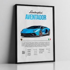 Lamborghini Aventador Poster, Lambo Poster, Car Poster, Car Posters, Digital, Printable, Wall Art, Wall Decor, Gift for him, men, boys, kids