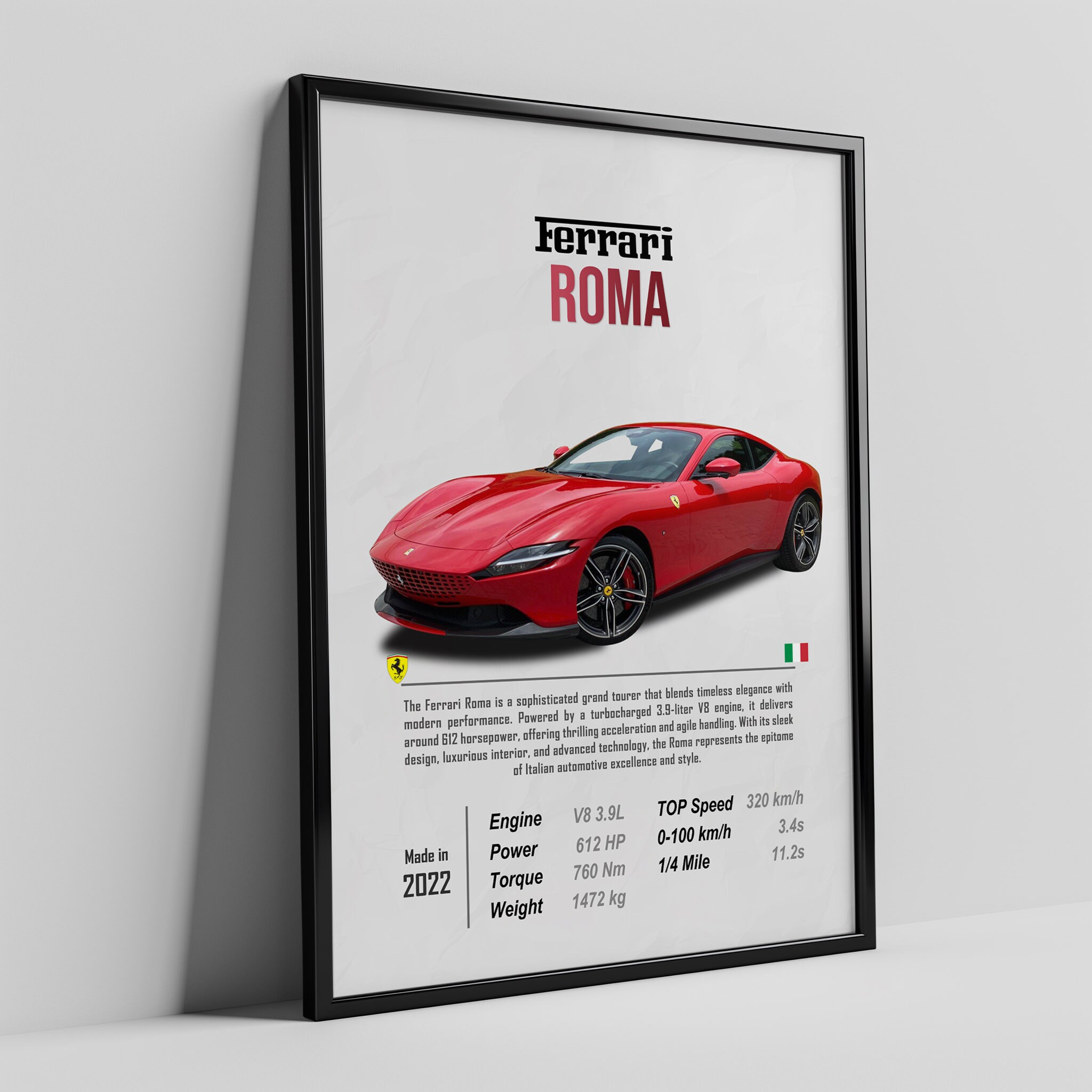 Ferrari roma - Etsy 日本