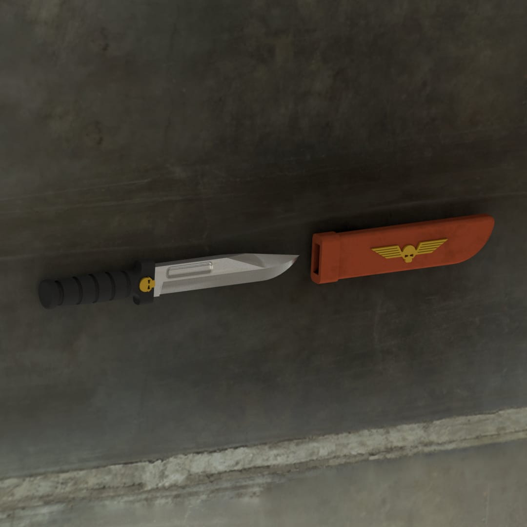 40k K-bar Knife, DIGITAL FILE STL - Etsy