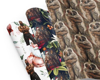 Hunky Gay Christmas Wrapping Paper (2)