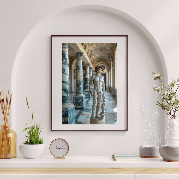 Poster Wall Art & Print of Marble Greek Roman Statue (2)