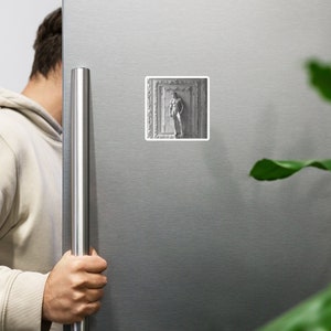 Magnet of Greek God Black and White (14)