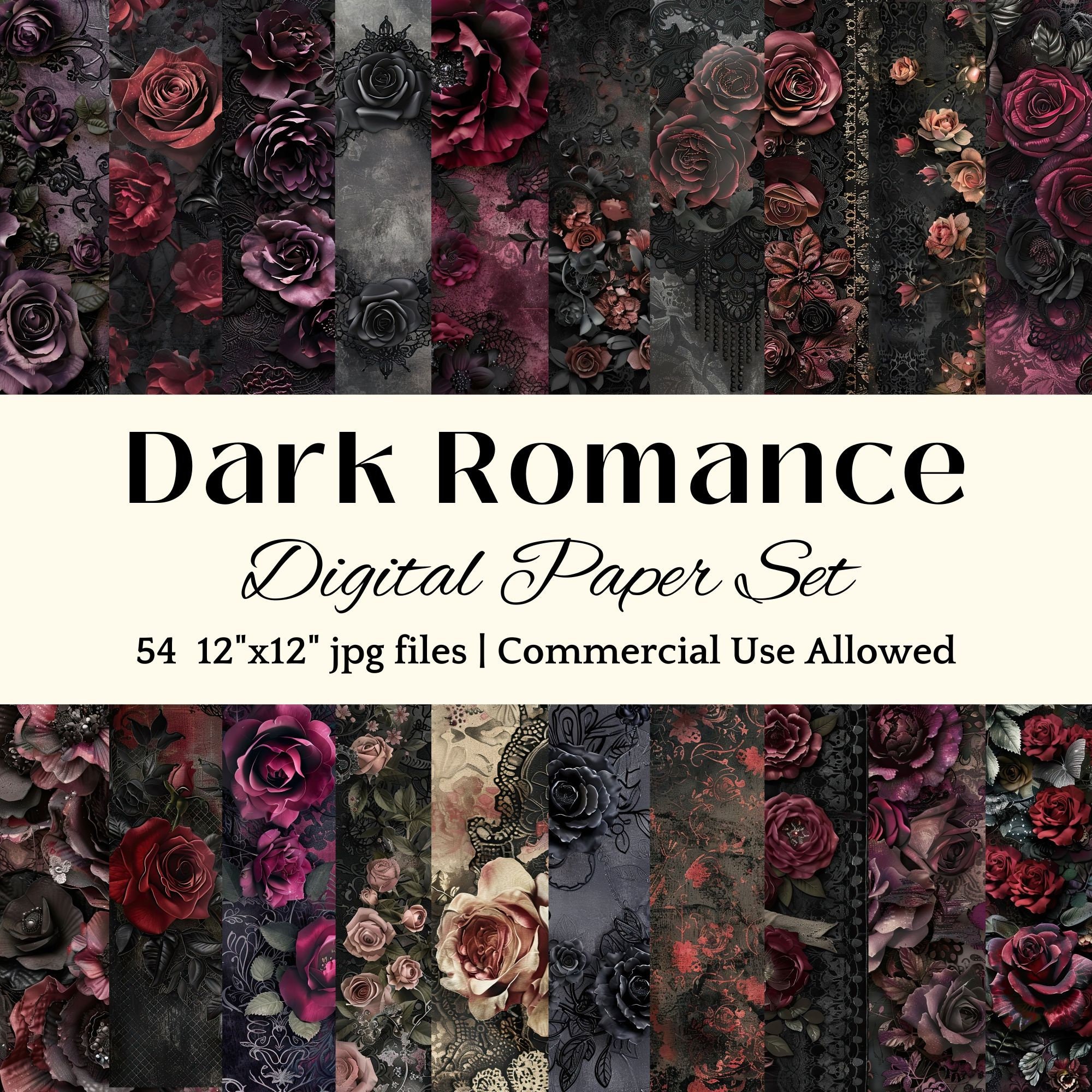 Dark Aesthetic DIGITAL WALLPAPER Victorian Gothic PC Wallpaper for ...