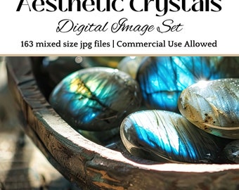 Crystal Shop IMAGE SET Crystal Stock Photo for Marketing High-Quality Crystal Photo for Spiritual Shop Digital Download for Crystal Display