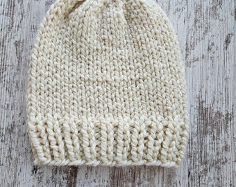 Knit Beanie Hat, Hand Knit Beanie Hat, Gifts for Women, Women's Knit Hat, Women's Winter Hat, Women's Winter Beanie Hat, Gift for Her