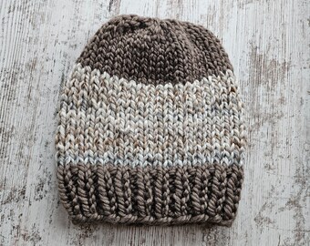 Knit Beanie Hat, Hand Knit Beanie Hat, Gifts for Women, Women's Knit Hat, Women's Winter Hat, Women's Winter Beanie Hat, Gift for Her